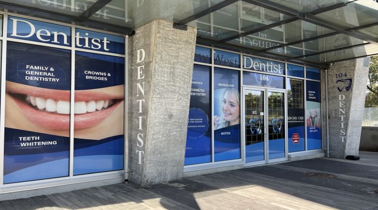 Perforated Window Graphics Installation for Storefront Branding